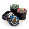 RQS Grinder Métal Plante Noir Avec Logo De Variété