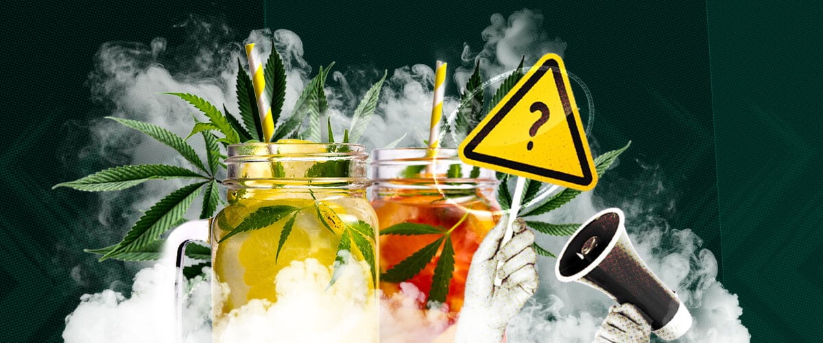 Découvrez les boissons infusées au cannabis, alcoolisées et non alcoolisées. Apprenez-en davantage sur les tentatives des grandes entreprises d'alcool dans les boissons au THC et au CBD, y compris les seltz de CANN et Wynk.