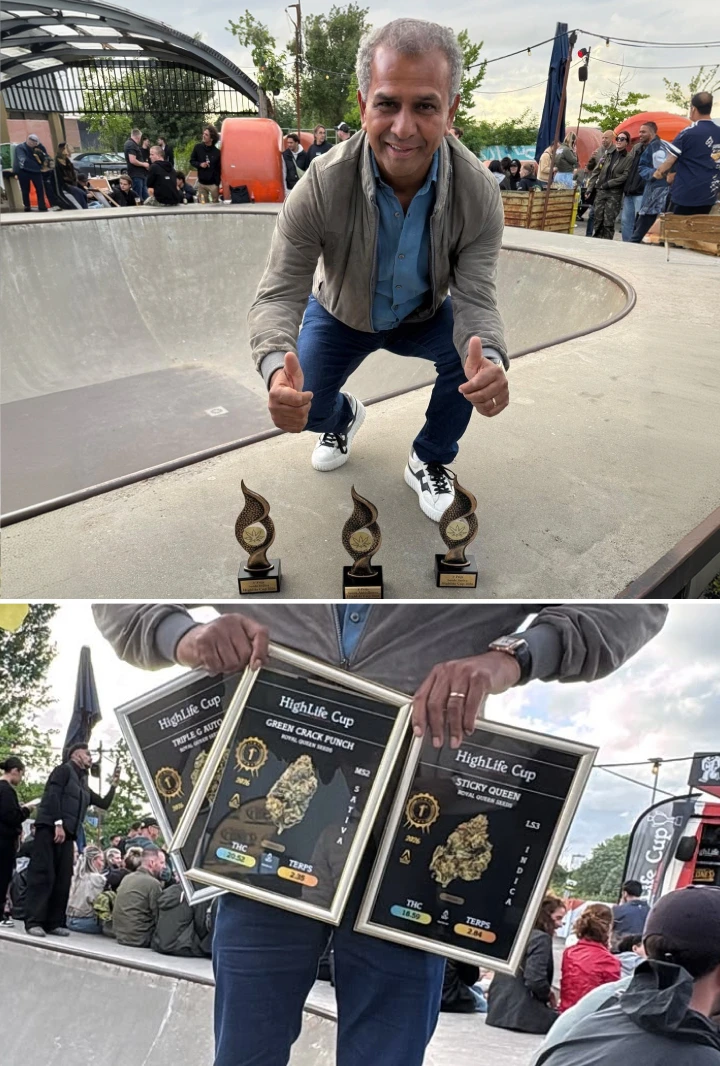 Cannabis Cup Awards et variétés gagnantes Découvrez les Cannabis Cup Awards et les variétés gagnantes de Royal Queen Seeds, dont Triple G Auto, Green Crack Punch et Sticky Queen.