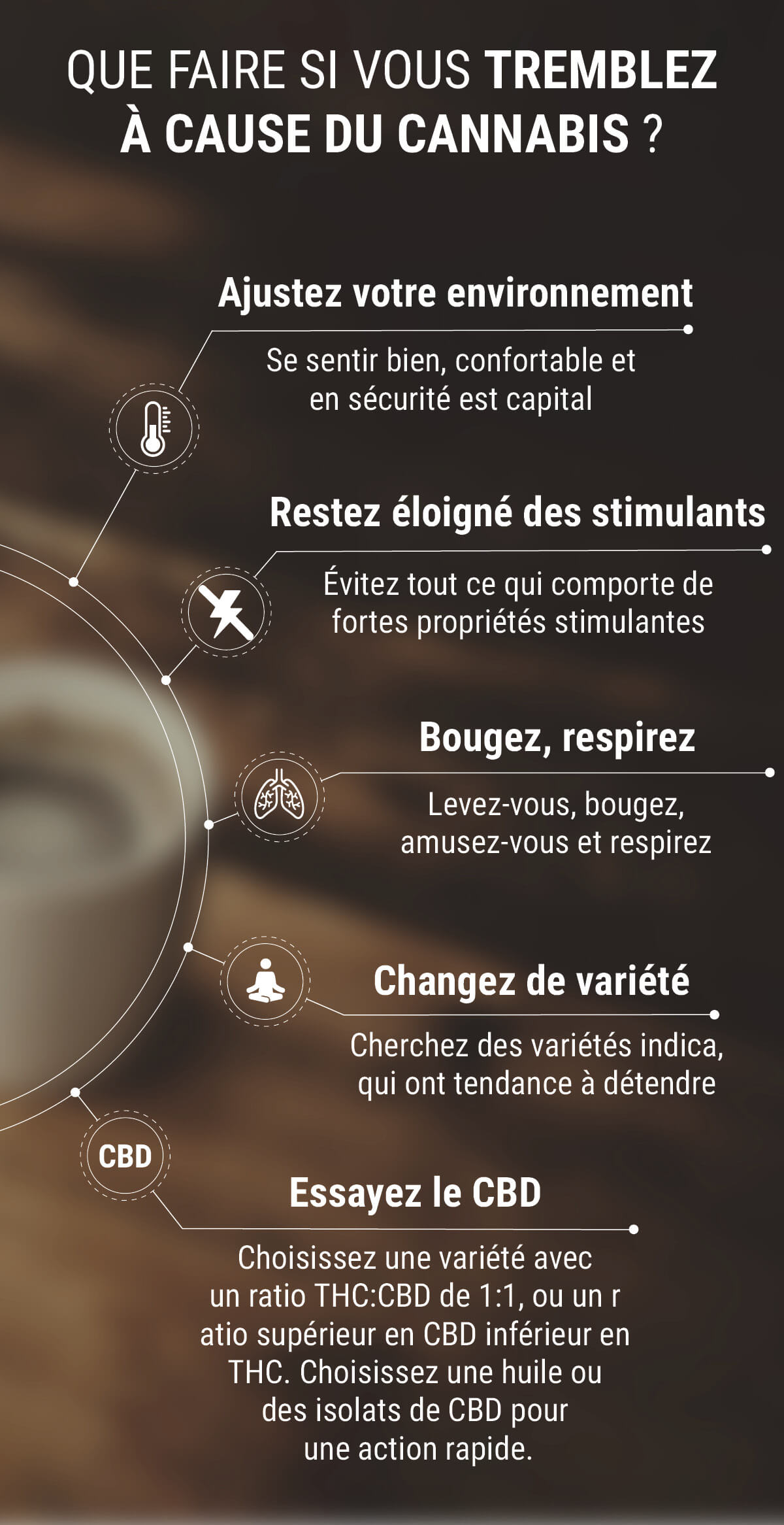 Que faire si vous avez la tremblotte du cannabis ? Que faire si vous avez la tremblotte du cannabis ?