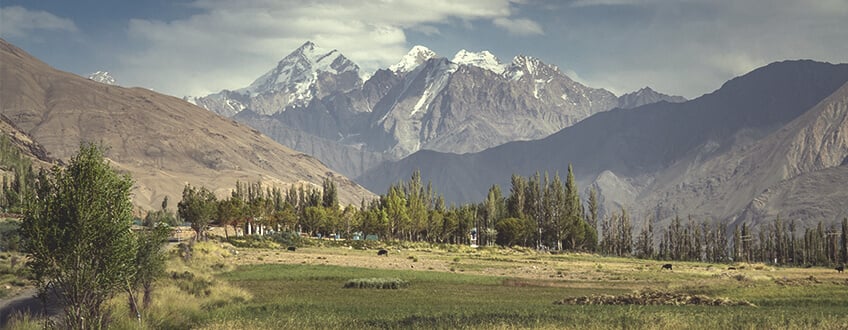 Chaîne de montagnes de l'Hindou Kouch en Afghanistan