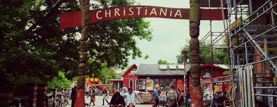 Christiania Danemark Copenhague Cannabis Freetown