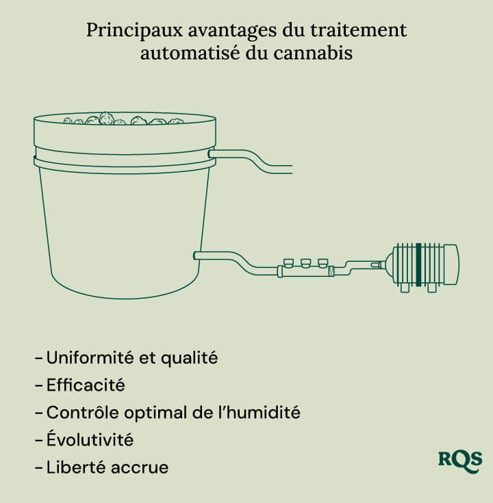 Key benefits of automated cannabis curing