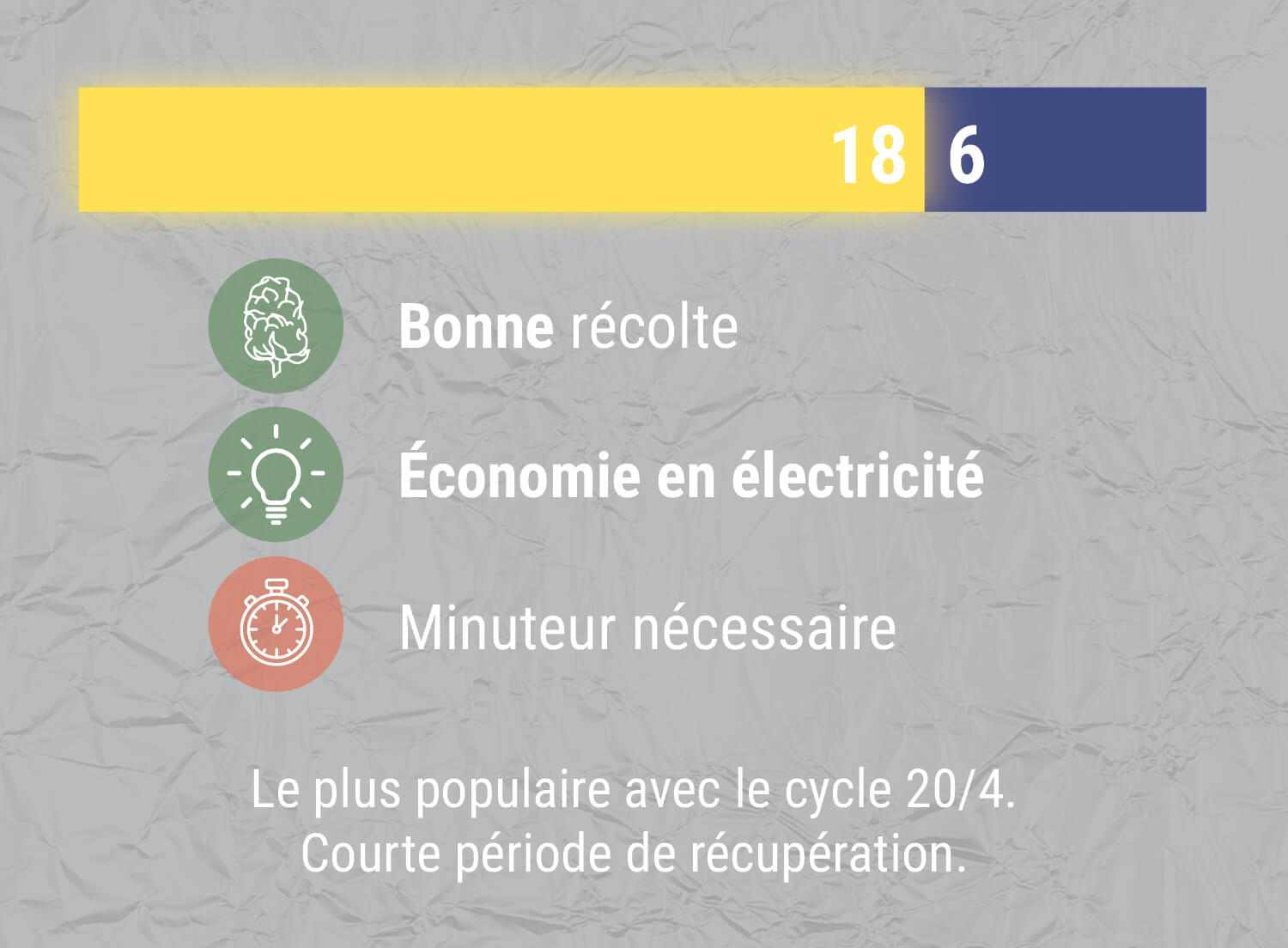 CYCLE DE LUMIÈRE 18/6