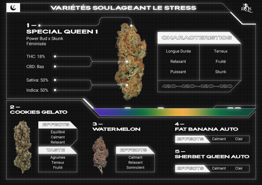 Top RQS Stress-Relief Strains