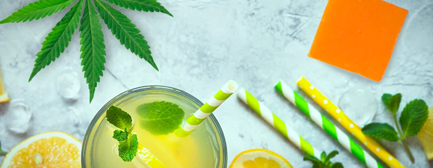 Cannabis à la teinture de glycérine végétale au limonade