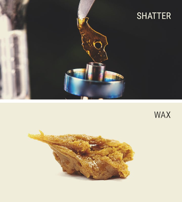 Shatter vs wax : Y a-t-il une différence ?