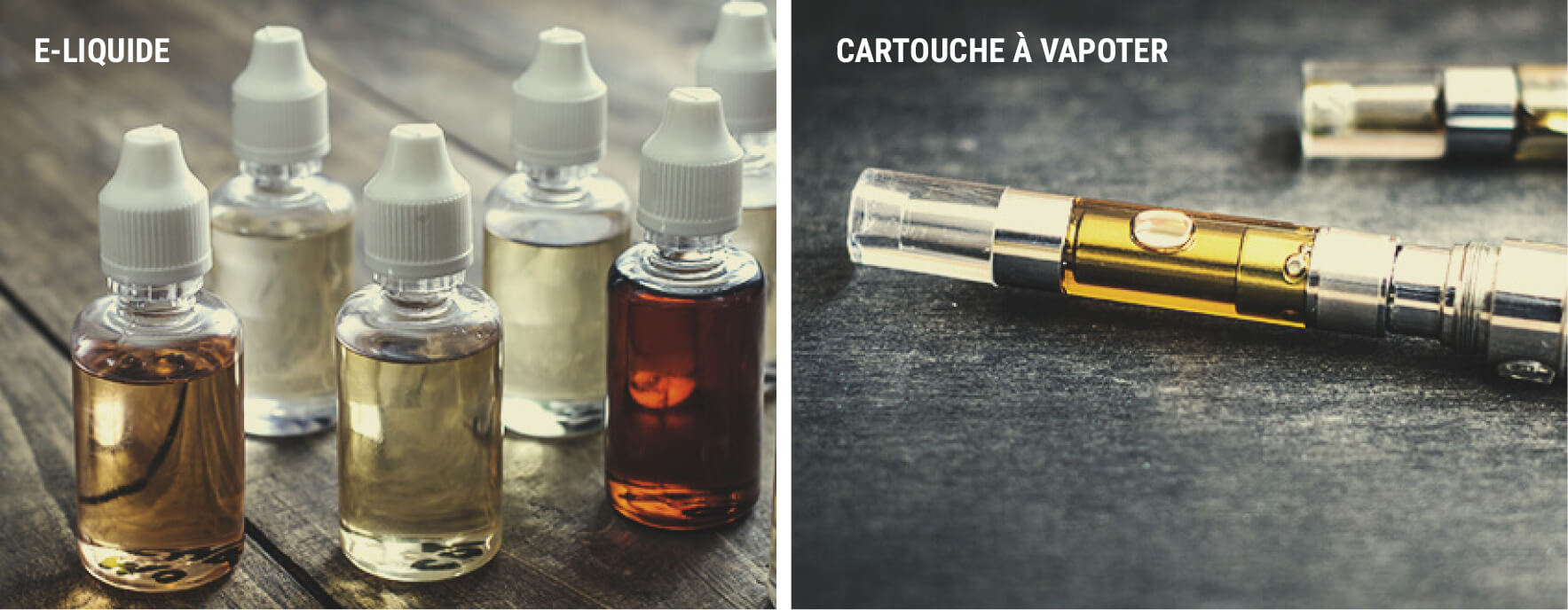 E-liquides et Cartouches