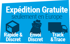 Frais de port gratuits, rapide et discrète!