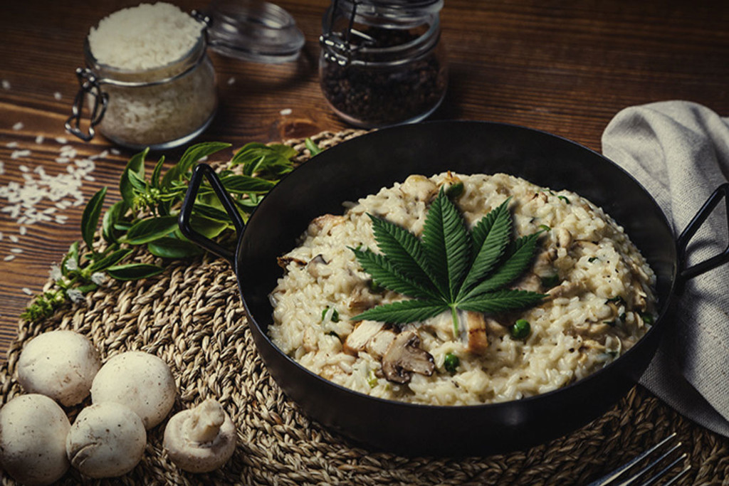 Recette de risotto classique infusé à la weed