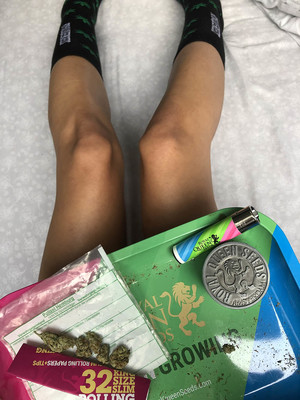 Chaussettes feuilles de cannabis RQS Chaussettes feuilles de cannabis RQS